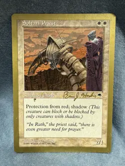 MTG - Soltari Priest - 98’ World Champ - LP - Free Shipping! - Buy more & Save! - Image 1
