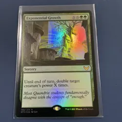 MTG - #130 Exponential Growth - Strixhaven: School of Mages FOIL - Image 1