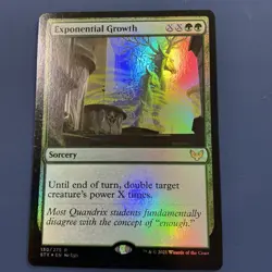 MTG - #130 Exponential Growth - Strixhaven: School of Mages FOIL - Image 2