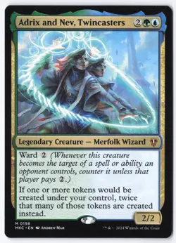 Adrix and Nev, Twincasters M Commander: Murders at Karlov Manor 198 NM - Image 1