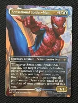 Sensational Spider-Man (Borderless) Marvel's Spider-Man Eternal NM MTG Non foil - Image 1