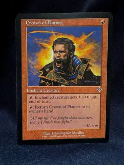MTG - Crown of Flames - Invasion - NM - Free Shipping! - Buy more & Save! - Image 1