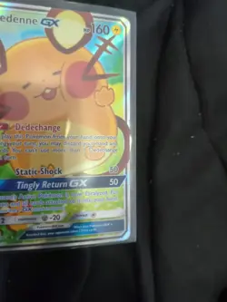 Dedenne GX 195a/214 LP Alternate Full Art Promo Pokemon Card - Image 3