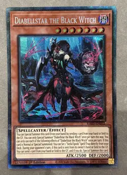 RA03-EN032 Diabellstar the Black Witch - Collector's Rare Card - 1st Edition - Image 1