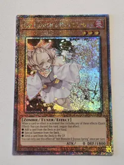 Ash Blossom & Joyous Spring RA01-EN008 Quarter Century Secret Rare Yugioh Card - Image 2