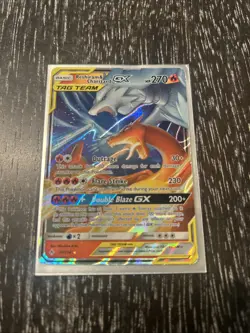 Pokemon TCG Reshiram & Charizard GX Holo Card 20/214 Unbroken Bonds - Image 1