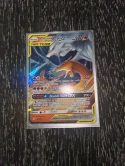 Pokemon TCG Reshiram & Charizard GX Holo Card 20/214 Unbroken Bonds - Image 2
