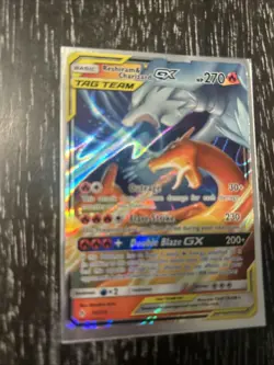 Pokemon TCG Reshiram & Charizard GX Holo Card 20/214 Unbroken Bonds - Image 3