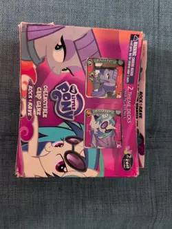 My Little Pony Rock N Rave Card Game Starter Set 2 pks, 2014 Hasboro. NEW SEALED - Image 1