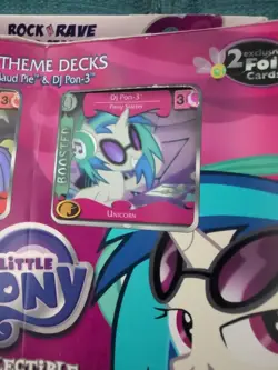My Little Pony Rock N Rave Card Game Starter Set 2 pks, 2014 Hasboro. NEW SEALED - Image 2