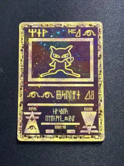 Ancient Mew Pokemon New Movie Promo Holo Foil Rare 2000 Card NM 4 Swirls - Image 1