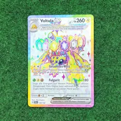 Pokemon Stellar Crown Voltula EX 159/142 GERMAN Card (Galvantula) - Image 1