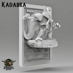Pokemon 3D Printed Card - KADABRA - Image 2