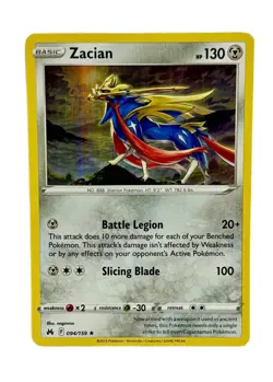 Zacian 094/159 Holo Rare (NM or Better) Pokemon Card - Image 1
