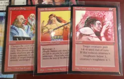 14 LEGENDS ~mtg Horn of Deafening Relic Barrier Winter Blast Fallen Angel Medusa - Image 4