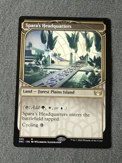 1x Spara's Headquarters Showcase NM - SNC Magic MTG x1 - Image 1