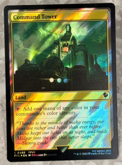 Command Tower Surge Foil 485 C MTG Final Fantasy FIC NM X1 - Image 1