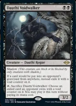 MTG English Dauthi Voidwalker NM Foil Modern Horizons 2 - Image 1