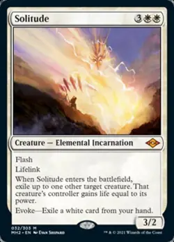 MTG English Solitude NM Foil Modern Horizons 2 - Image 1