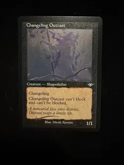 Changeling Outcast (Retro Frame) (Foil Etched) -Foil Near Mint MTG - Image 1