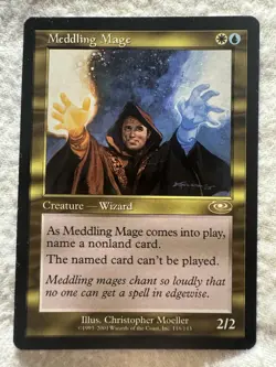 MTG - Meddling Mage - Planeshift - NM - Free Shipping! - Image 1