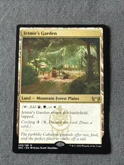 Jetmir's Garden Streets of New Capenna MTG Magic the Gathering Land - Image 1