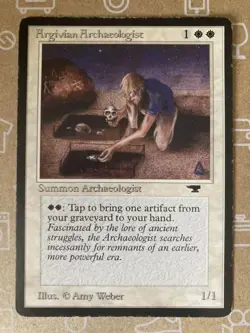 MTG ATQ Argivian Archaeologist English 1 piece - Image 1