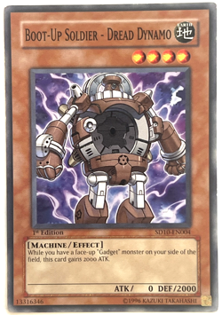 YuGiOh! - Boot-Up Soldier - Dread Dynamo - SD10-EN004 - 1st Edition - Common - Image 1