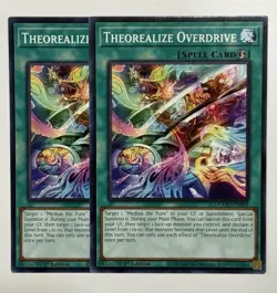 2xTheorealize Overdrive DOOD-EN059 C Doom of Dimensions NM 1st Ed Yugioh - Image 1