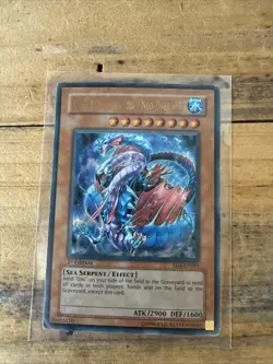 Yugioh Ocean Dragon Lord - Neo-Daedalus SD4-EN001 Ultra Rare 1st Ed LP - Image 1