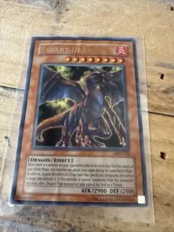 Yugioh Tyrant Dragon LOD-034 Ultra Rare HP - Image 1