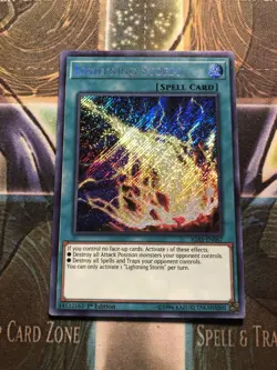 *** LIGHTNING STORM *** ORIGINAL SECRET RARE 1ST EDITION RA01-EN061 YUGIOH! - Image 1