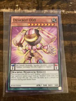 Yugioh Deskbot 008 Unlimited Edition Bosh-en040 - Image 1