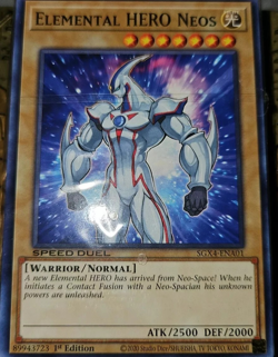 Yugioh Speed Duel Deck (Elemental Hero Neos) SGX4 SEALED - Image 1