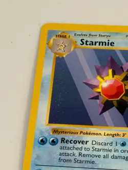 Shadowless Starmie Pokemon Card 1999 Base Set WOTC 64/102 - Image 3