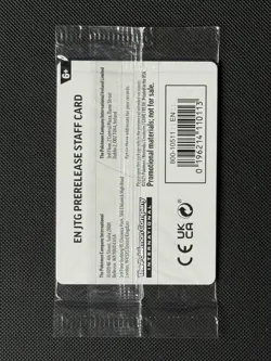 N's Darmanitan SVP 181 Prerelease STAFF Pokemon Card Sv: Promo SEALED - Image 2