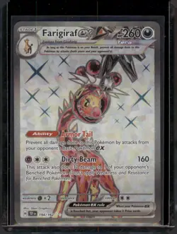 Farigiraf EX 194/162 Hyper Rare NM - Dirty Beam - Pokemon Card - Image 1