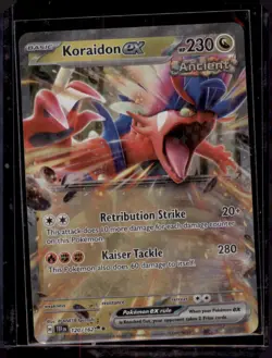 Koraidon ex 120/162 Pokemon Card NM/Mint Scarlet & Violet Temporal Forces - Image 1