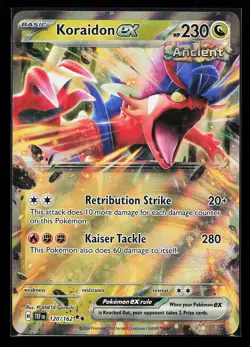 Koraidon ex 120/162 Holo Temporal Forces Pokemon Card - Image 1