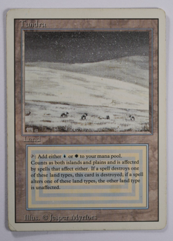Tundra Magic Card Dual Land Revised MTG Reserved List - Image 1