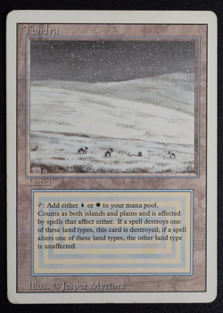 Tundra Magic Card Dual Land Revised MTG Reserved List - Image 3