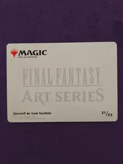 31 Farewell Yumi Yaoshida FIN Art Series Card 31/53 Final Fantasy MTG - Image 2