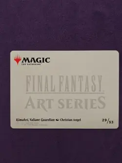 MTG Final Fantasy Art Series Kimahri, Valiant Guardian x1 NM Art Card - Image 2