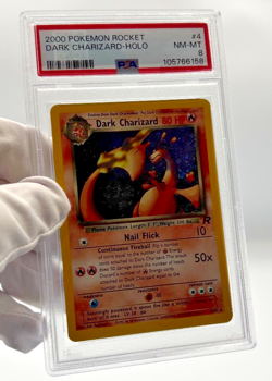 Pokemon Cards - PSA 8 Dark Charizard 4/82 - Team Rocket Holo - NM-MT - Image 4