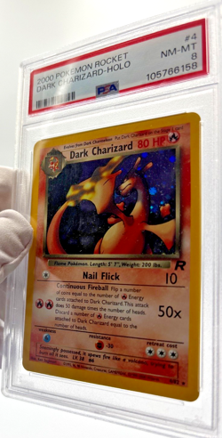 Pokemon Cards - PSA 8 Dark Charizard 4/82 - Team Rocket Holo - NM-MT - Image 5