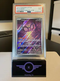 Pecharunt 129 Pokemon Center Stamped - Shrouded Fable Promo Card ETB PSA 9 - Image 1