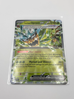 Teal Mask Ogerpon ex 025/167 SV06 Twilight Masquerade Holo Rare Pokemon Card - Image 3
