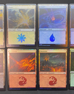 MTG - Edge of Eternities - Basic Land Set (10 Cards Total) - FOIL - Image 3