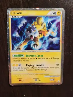 Raikou - SL9 - Pokemon Call of Legends Holo Card HP - Image 1