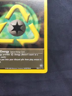 Pokemon Cards: Neo Genesis 1st Edition Rare: Recycle Energy 105/111 - Image 4